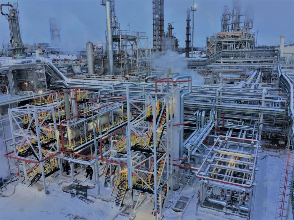 Construction of Gazprom's Amur Gas Processing Plant                     